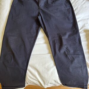 Alex Mill Pleated Chino in Navy